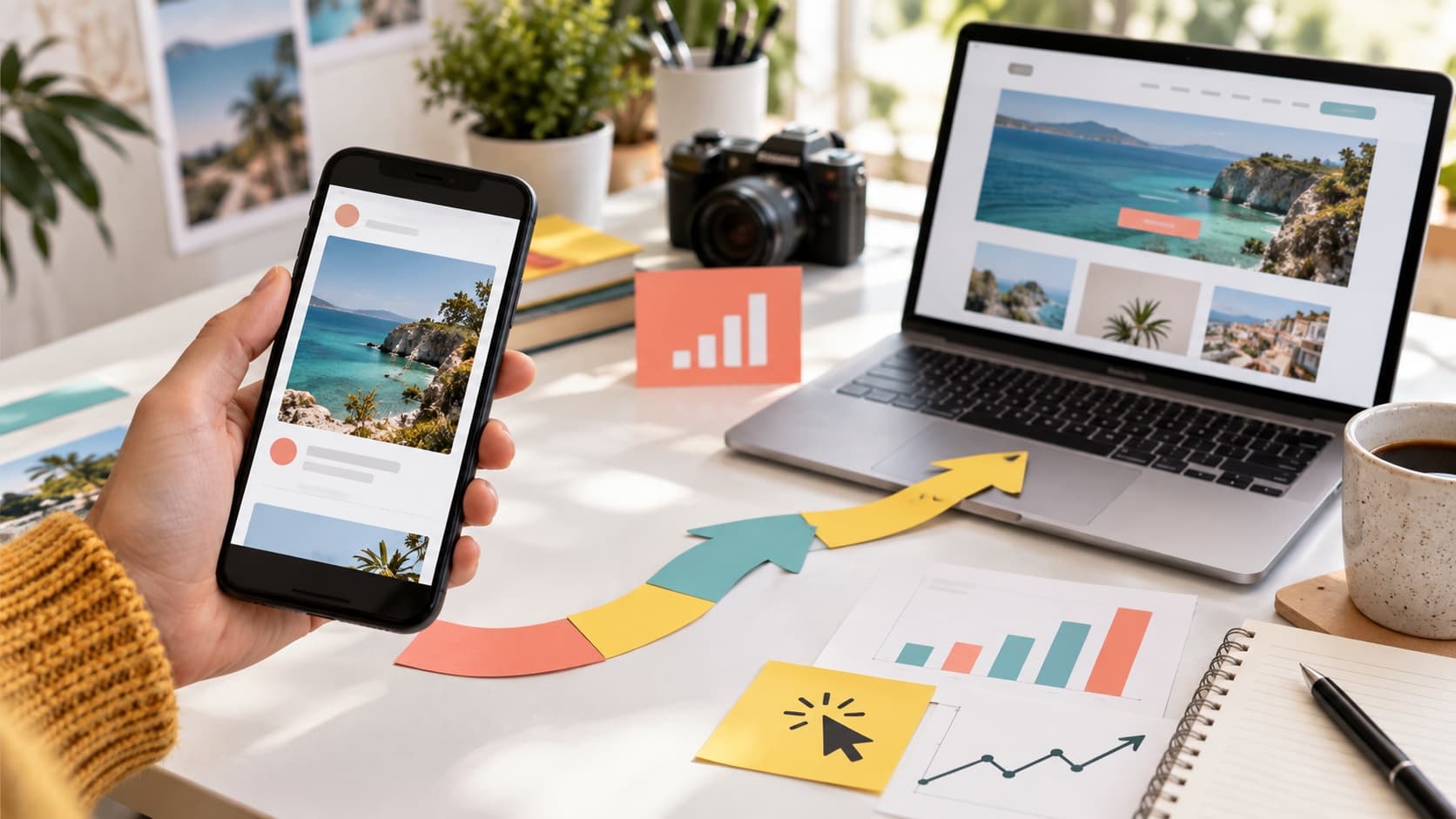 How to use Instagram to drive traffic to your website. insight article image